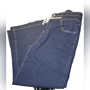 Womens Jeans With Tie Waste XL